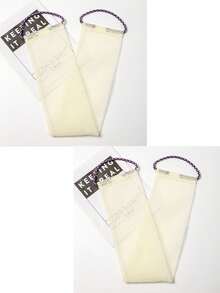 1-5件套非洲网状去角质浴巾，双面软硬去角质，有效身体磨砂，浴室背部按摩器，优质网状材质，便捷绑带设计，浴巾花纹，滋润肌肤，适合日常使用 - 多款式 - 查看 24