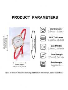 一套优雅的石英手表和珠宝配饰套装，包括一款时尚的圆形女士腕表和一条镶钻手链。 - 彩色 - 查看 11