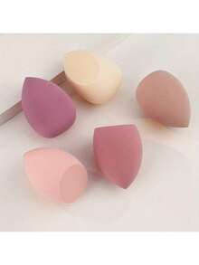 4pcs Makeup Sponges, Expand When Wet, Foundation Blender Beauty Sponges, Latex-Free Dry & Wet Use For Liquid, Cream And Powder, Suitable For All Skin Types,Cheap,Valentine's Day,Cheap Items,Travel,Travel Essential,Room Decor,Valentine's Gift,Cheap Stuff,Room,1 Dollar Items,Vacation Essentials,Gifts For Women,Bedroom,Valentine,99 Cent - 粉色 - 查看 5