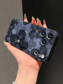 1pc Floral Full Coverage Anti-UV Phone Case Compatible With IPhone 7/8/7 Plus/8 Plus/X/XS/XR/XS Max/11/11 Pro/11 Pro Max/12/12 Pro/12 Pro Max/12 Mini/13/13 Pro/13 Pro Max/13 Mini/14/14 Pro/14 Pro Max/14 Plus/15/15 Pro/15 Pro Max/15 Plus/16/16 Pro/16 Pro Max/16 Plus/17/17 Pro/17 Pro Max/Air/Galaxy - Multicolor - View 1