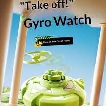 夜光手表发射器、飞盘陀螺手环、竹制蜻蜓UFO玩具、学生奖励礼品 - 彩色 - 查看 9