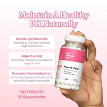 Boric Acid PH Balancing Vaginal Suppository (30 Count) - 一件 - 查看 8