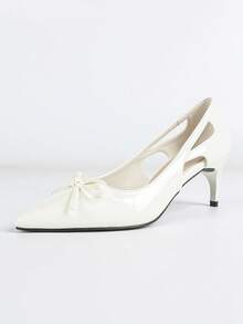 Women's Fashion Bow Outdoor PU Leather Knotted Sandals, Spring/Summer - Chantilly - View 7