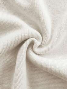 Elegant Fitted Sleeveless Knit Vest, Round Neck Minimalist Design, Casual Style, Metal Single Button, Versatile Women Top White Summer - White - View 11