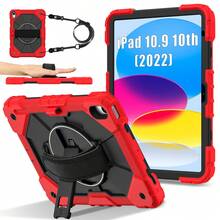 1pc 3-In-1 Anti-Drop Design, Adjustable Shoulder Strap, PC+Silicone Material, 360° Rotatable Handgrip Stand, Sturdy Protective Case Suitable Compatible With Ipad 11th (A16) 2025, 10th 2022, Galaxy Tab A11+ 2025/A9 Plus, Fashionable And Ideal For Gifts And Awards. - Multicolor - View 82