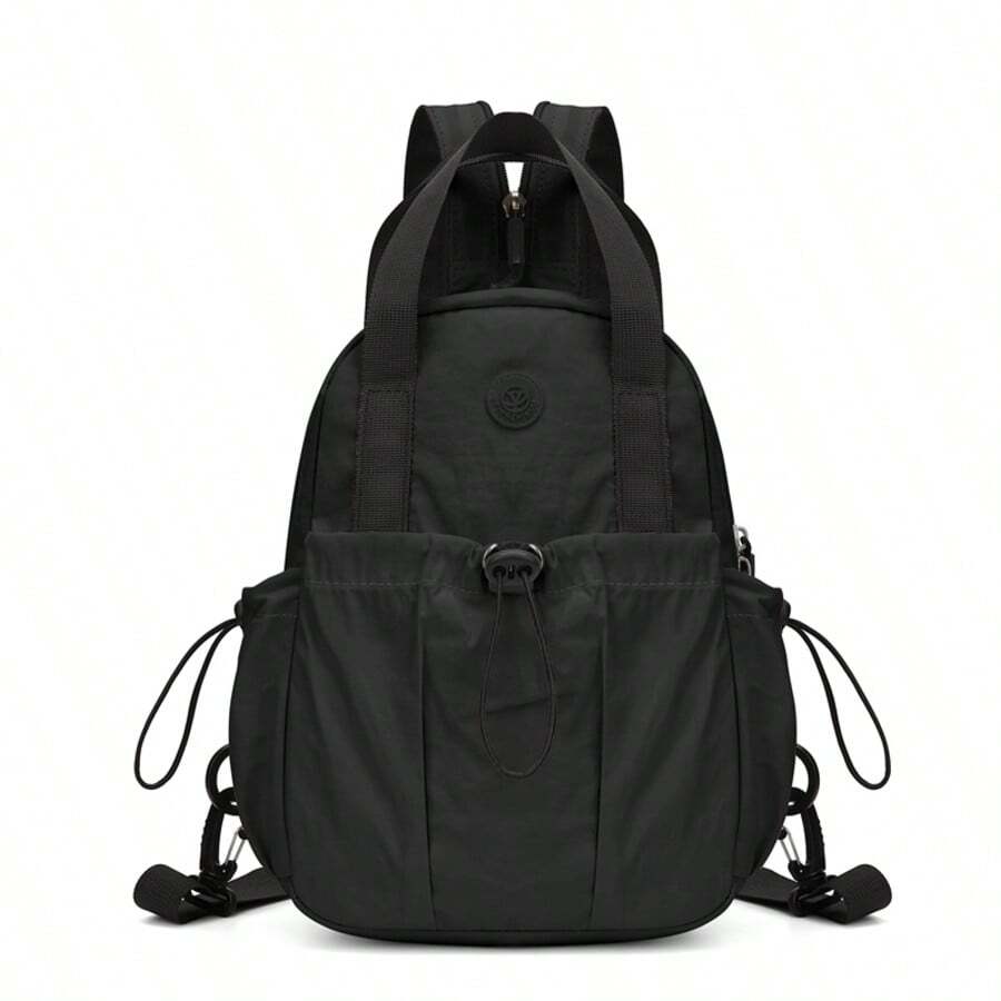 New Arrival Lightweight Drawstring Multi-Function Men's Bag, Puff Series Chest Bag & Backpack, Crossbody & Handheld