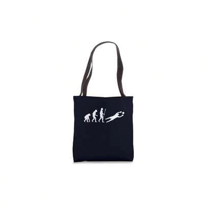 Evolution Of Goalkeeper Save Tote Bag