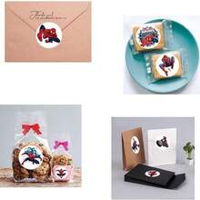 Marvel 1张蜘蛛侠卷轴贴纸，超级英雄圆形贴纸，儿童生日派对礼物，课堂奖励物品。 - 彩色 - 查看 4