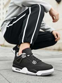New Unisex Athletic Casual Shoes. New Colorways, Stylish Design, Breathable And Comfortable Fit. Perfect For Everyday Wear, Sports, Parties, Or As A Gift For Holidays And Birthdays. - 黑色 - 查看 1