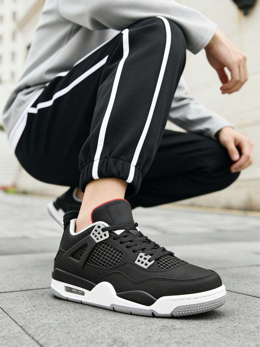 New Unisex Athletic Casual Shoes. New Colorways, Stylish Design, Breathable And Comfortable Fit. Perfect For Everyday Wear, Sports, Parties, Or As A Gift For Holidays And Birthdays. - 黑色 - 查看 1