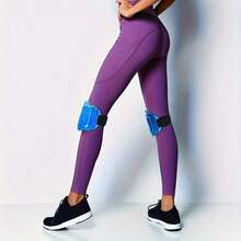 1 st. ispåse för knä - återanvändbar ispåse för varma och kalla kompresser för knäavslappning - gel-ispåse med elastiskt justerbart band - Flerfärgad - Visa 4