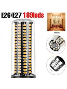 CanLing 20W LED玉米燈泡 E27/E26 嵌入式天花板燈 E14 AC85-265V 5W/7W/9W/12W/15W 適用於居家客廳廚房浴室臥室書房辦公室走廊儲藏室倉庫車庫地下室室內吊燈照明 110V/220V 無閃爍護眼 B22 - (AC85-265V)-LED Corn Light Bulb - 查看 46