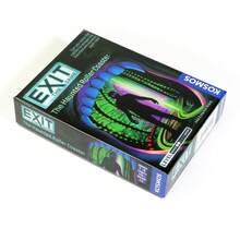 EXIT The Game Haunted Roller Coaster Escape Room Board Game Cooperative Puzzle Adventure Mystery Riddle Solving Family Strategy Game Immersive Story Driven Challenge Interactive Logic Game One Time Play Experience - Mint Blue - View 5