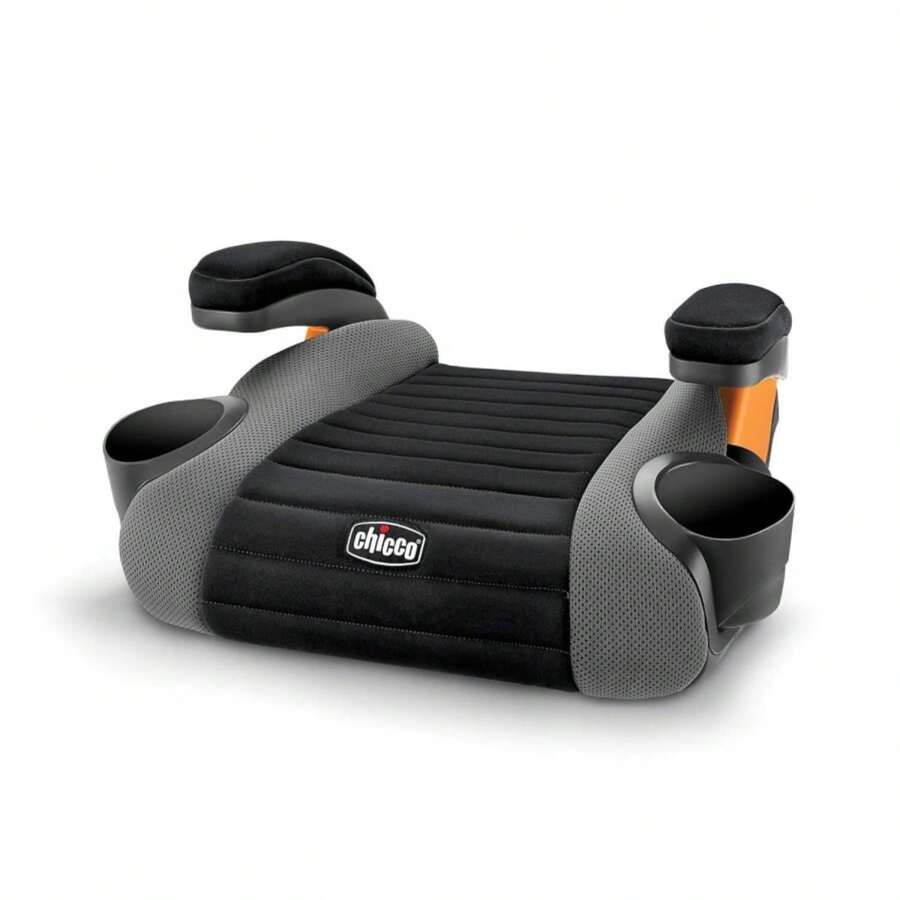 Chicco GoFit Backless Booster Car Seat Without Latch Attachment, Travel Booster Seat for Car, Portable Car Booster Seat for Children 40-110 lbs. | Shark\/Black\/Grey - ColorC - Ver 1