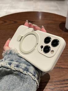 Magnetic Wireless Charging Soft Silicone Protective Case Compatible With IPhone 17 Pro Max/16/15/14/13/12/11 Pro Max/16e, Waterproof, Shockproof, Anti-Fall, Anti-Scratch - White - View 7