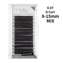 1pc LafiteRavi 6D Pre-Made Eyelash Cluster, W-Shape 0.07mm Faux Mink Natural Soft Blooming Lashes, Self-Curling Thick Eyelash Cluster, Eyelash Cluster, Individual Lashes, False Eyelashes - Black - View 8