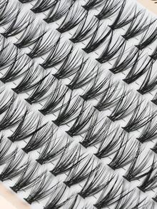 120pcs Eyelash Clusters, 20D Faux Mink Lash Extensions, C Curl 10mm 0.07 Thickness, Portable & Easy To Use, Suitable For Girls To Enlarge Eyes - C - View 6