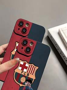 Balón de fútbol rojo azul del FC Barcelona Pedri.funda de teléfono Fundas compatibles con ,Apple,VIVO,OPPO,,, y Honor.Fabricadas en silicona TPU,ofrecen protección contra golpes y caídas. - Negro - Ver 8