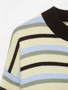 YROOE Women's Soft Knit Striped Button Cardigan, Suitable For All Seasons - Multicolor - View 4