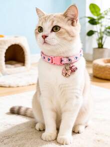 1 Piece Pet Heart Bow Collar Adjustable Neck Circumference Cat Collar Dog Collar Pet Accessories Valentine's Day Holiday Pet Supplies - Multicolor - View 14