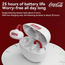 Coca Cola Coca-Cola Wireless Earbuds, Wireless Stereo Headphones, Mini Earphones, Comfortable Headphones, Headphone Design, Active Noise Cancelling, Gift For Valentine's Day/Christmas/New Year - View 3