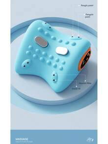Neck Massager Cross-Border Direct Source Factory Micro-Current Heating Vibration Remote Control Manual Five-In-One Cervical Spine Massage Pillow - 黑色 - 查看 5