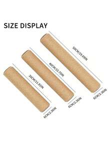 1pc/2pcs Cat Scratching Post/Climbing Tower With Elevated Design, Featuring Durable Anti-Scratch Sisal Rope Pads. Includes Built-In Cat Teaser Wand And Cat, Perfectly Satisfying Cats' Self-Grooming, Scratching And Entertainment Needs. An Excellent Gift For Kittens. Cat Scratching Post, Cat Supplies, Cat Toys - Khaki - View 10