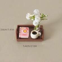 Khay bonsai thu nhỏ trang trí sách, vật trang trí cây cảnh để bàn nhà búp bê, phụ kiện tự làm đồ nội thất sáng tạo, trang trí cảnh quan nhà búp bê, trang trí bàn làm việc hình ô tô, đồ trang trí tự làm nhà búp bê, vật trang trí thu nhỏ, trang trí bàn làm việc, phụ kiện nhà búp bê, trang trí ô tô, đạo cụ chụp ảnh, quà tặng ngày lễ, quà Giáng sinh, quà Halloween - nhiều màu - Xem 12