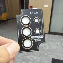 适用于三星 Galaxy S26 Ultra/S26/S25/S24/S23 Ultra/Plus/FE/S26 Ultra/S25 Ultra 系列的合金相机镜头保护膜，易于安装的镜头保护盖环膜，防摔、防刮擦，9H+ 硬度，春季复活节礼物 - 銀色 - 查看 4