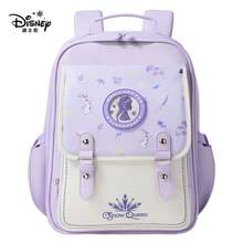 Disney 迪士尼主题背包，适合1-3年级学生，防水大容量，符合人体工学设计，减轻负重，双肩带设计 - 方形 - 查看 10