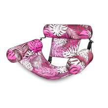 Flotador inflable para adultos, silla de ocio flotante, flotador inflable para adultos de alta resistencia, silla flotante divertida para fiestas, agua de verano, playa y orilla del lago - Multicolor - Ver 11