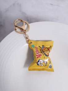 1pc Korean Ramen-Shaped Keychain, Suitable As Gift For Friends And Teachers Gifts For Mother, Father, Graduation, And Teacher - Multicolor - View 7