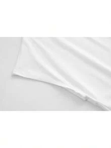 Women V Neck Cap Sleeve Woke Up Sexy As Hell Again Slogan Graphic Tee Casual And Soft Vest Top Is Suitable For Wearing Outings Street Style Everyday Casual Wear Music Festivals Concerts And Other Occasions - 白色 - 查看 4