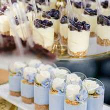 10/20/30/40/60/70/80/100/120/500pcs Mini Angled Dessert Cups, Transparent Small Frozen Pudding Ice Cream Mousse Cups, Suitable For Parties, Weddings, Christmas, New Year, Valentine''s Day And Various Celebrations - Clear - View 10