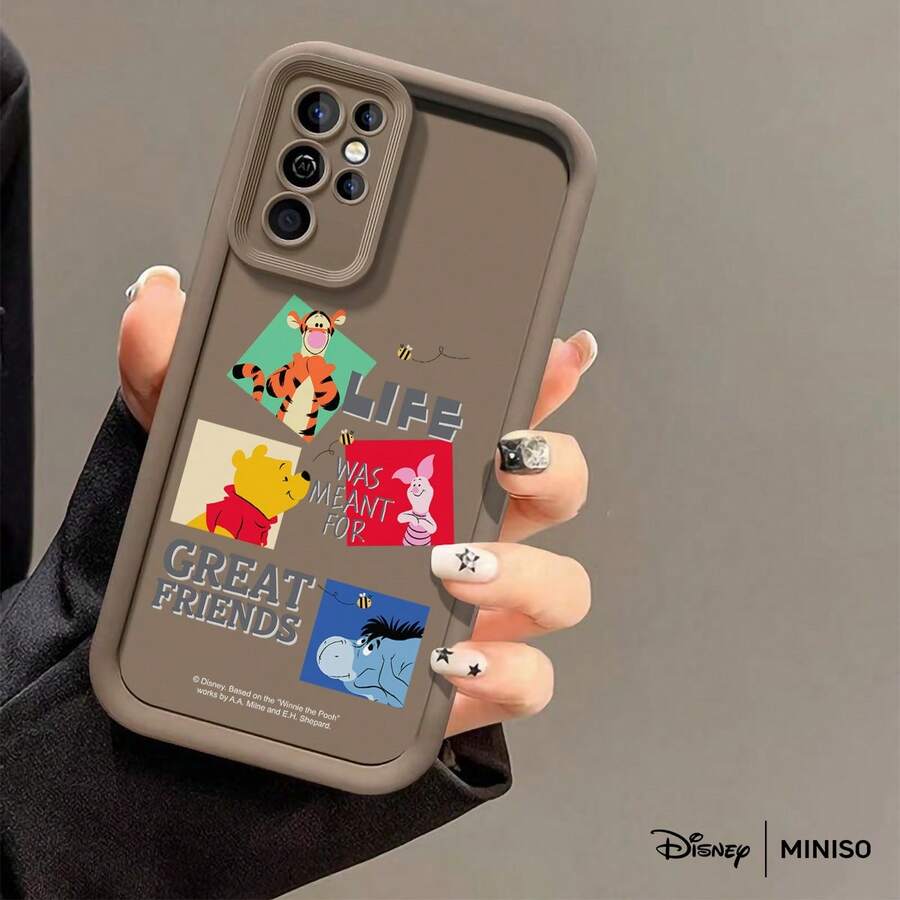 Miniso Disney Winnie The Pooh Life Was Meant For Great Friends Phone Case Suitable For Samsung Galaxy S25 Ultra/S25 Plus/S25/Galaxy S24 Ultra/S24 Plus/S24/S24 FE/S23 Ultra/S23 FE/S22Ultra/S22 Plus/S22/S21 Ultra/S21 Plus/S21/S21 FE/A13/A14/A15/A16/A17/A33/A34/A35/A36/A52/A53/A54/Galaxy Note20Ultra/Galaxy Note20 Galaxy S25 Case Galaxy S25 Case Galaxy S25 Ultra Case Plus Stocking Stuffers The Girlfriend - 咖啡棕 - 查看 1