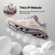 Women's Comfortable Walking Running Tennis Shoes MovePropel Athletic Gym Workout Jogging Fashion Sneakers - Dusty Purple - View 6