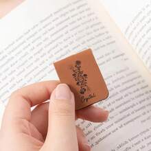 Customized Name Leather Bookmark, Personalized Leather Magnetic Bookmark, Reader Gift, Book Accessory, Book Lover Gift - Multicolor - View 6