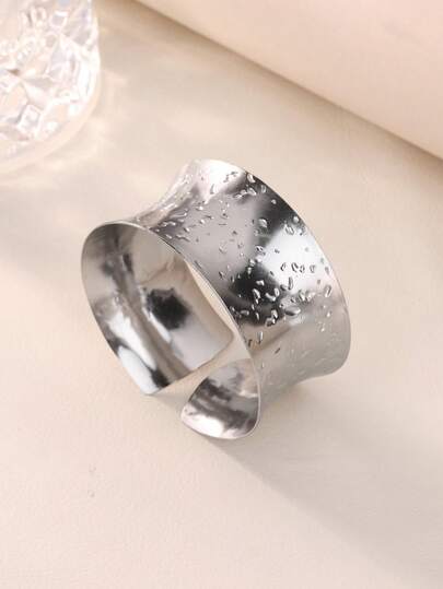 1 PC Geometric Punk Texture Bracelet Bangle For Women Stainless Steel Silver Color Bracelet 2026 New Party Wedding Couple Jewelry Gift