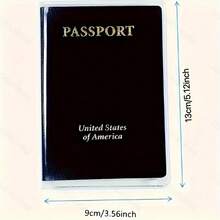 Set Of 4 Sturdy Passport Holders With Multiple Card Compartments Scratch And Water Resistant - Design - 4件 - 查看 5