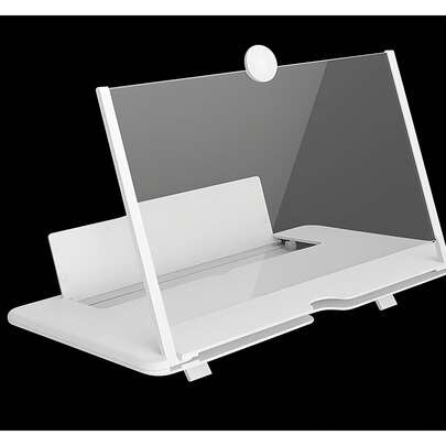 Weiße einfarbige Bildschirm-Vergrößerungshalterung, Bildschirm-Erweiterungen & Vergrößerungen als Federgeschenk