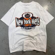 Vintage 1999 New York Mets MLBs Graphic T Shirt White Size 5XL. - 白色 - 查看 1