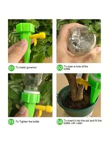 16pcs Automatic Self-Watering Drip Irrigation System With Timing And Flow Control Function - Leak-Proof Set, Suitable For Potted Plants, Flower Beds, Greenhouses - Automatic Watering System - A - View 9