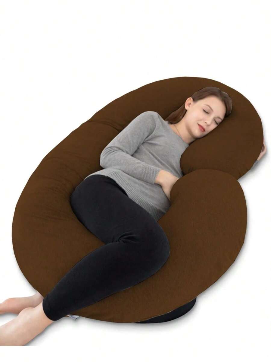 Pregnancy & Nursing Pillows - Chocolate Brown - View 1