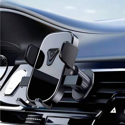 Easypie Selection Car Phone Holder, 360-Degree Rotating Rearview Mirror Panel Phone Holder, Suitable For Car Air Conditioning Vents, Suitable For Phone And Dashboard Mounting, ABS Material, Not Waterproof, Adjustable Shape, Car Accessory.