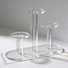 Large Display Stand, Acrylic Multi-Tier Plant Rack, Adjustable Pedestal Combination - Desktop Riser, Retail - Space-Saving For Windowsill, Tabletop, Garden And Living Room | Move Your Greenery Anywhere - View 7