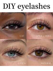 200pcs 30D Faux Mink Lash Extension Kit - Soft & Natural Look, D Curl, 10-16mm Mixed Length, Reusable Self-Adhesive Lashes Suitable For Beginners, Daily, Party, Date, Wedding. Great Holiday Gift - View 4