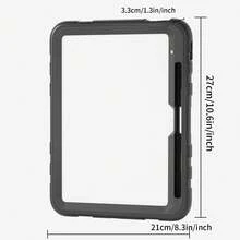 1pc, Mini 5 Case, Mini 4 Case (With 360-Degree Rotating Wrist Strap/Stand), Mini 5/4th Gen 7.9-Inch Pro 11 Case 4th Gen/ 3rd/2nd/1st Gen (2022/2021/2020/2018), Air 5th/4th Gen, 9th/ 8th/7th Generation Case 2019-2021, (A16) 11th/10th Generation - Black + Sky Blue - Black + Sky Blue - View 5