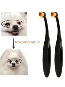 Pet Eye Cleaning Brush - Soft, Non-Irritating Bristles, Removes Stains & Discharge - Perfect For Poodles, Pomeranians & Cats, Without Battery - Multicolor - View 4