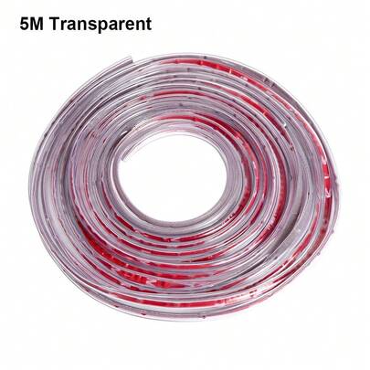 Protector de puerta de coche de 2M/5M/10M, tira anticolisión tipo U, protección Universal de goma de alta calidad para borde de puerta de coche, accesorios para coche R70G