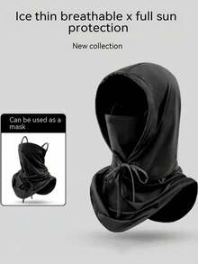 1pc Unisex Multifunctional Sunscreen Headband Face Mask, Sun Protection Neck Gaiter For Outdoor Activities Like Cycling, Traveling, Hiking - Multicolor - View 1